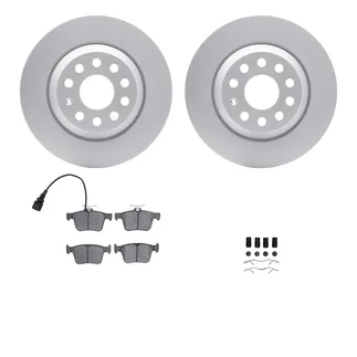 R1 Concepts WDUH1-73170 Carbon Series Brake Rotors W/ 5000 Oep Brake Pads & Hdw
